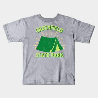 Greenfield State Park Camping Tent Kids T-Shirt